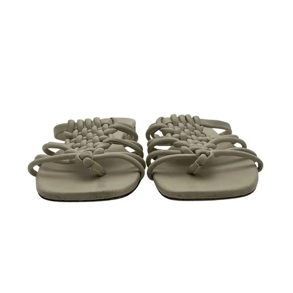 Vince Braided Cream Dae Sandals Size 7.5